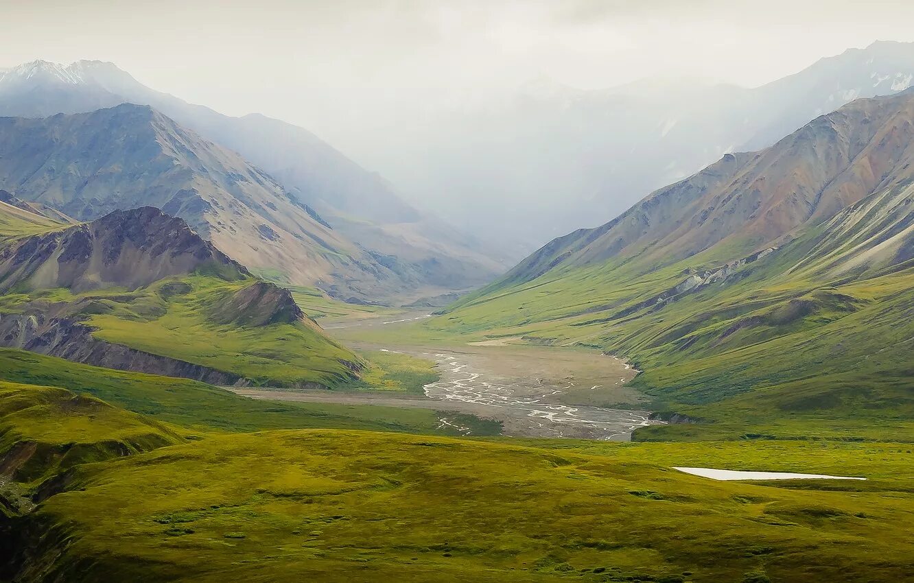 Зеленая аляска. Долина Денали. Denali Alaska. Ферганская Долина. Горы Ирландии.