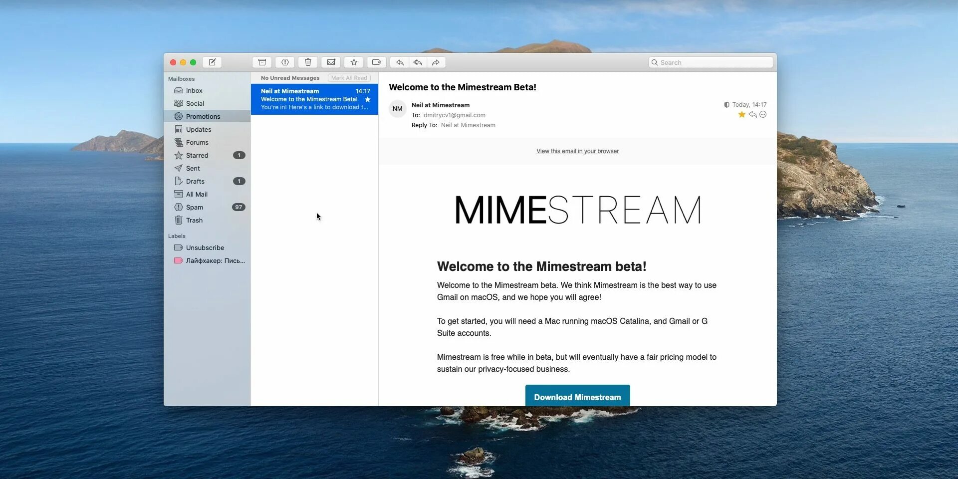 Приложение почта mac os. Приложение macos при добавлении gmail.