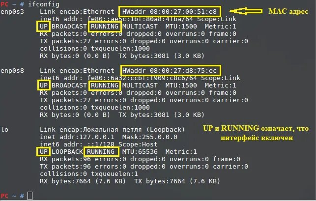 Ifconfig интерфейс. Ifconfig команда. вывод команды ifconfig. ipconfig linux команда.