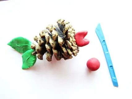 Поделки из шишки занятие