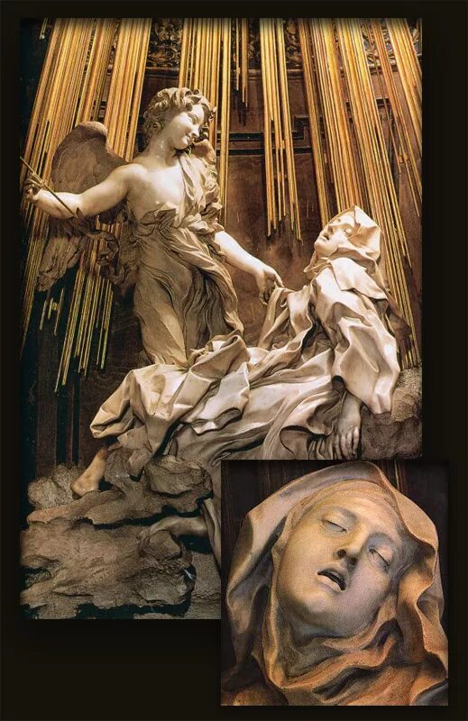 Лоренцо Бернини экстаз Святой Терезы. Бернини экстаз Святой Терезы (1645—1652). Скульптура Бернини экстаз Святой Терезы.