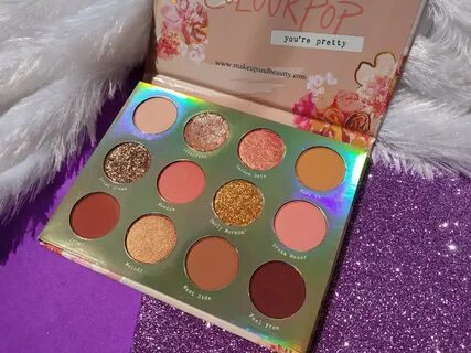 Makeup and beauty !!!: REVIEW & SWATCHES OF COLOURPOP SWEET TALK PALETTE