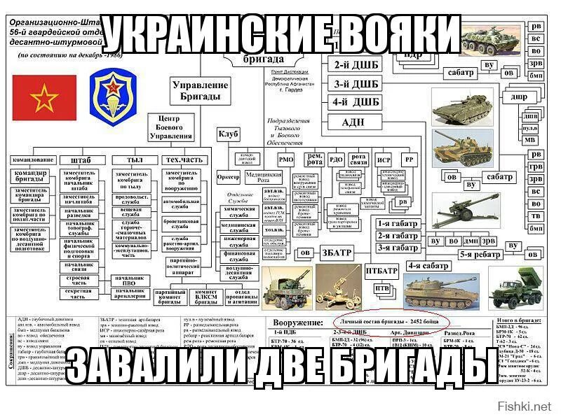 Сколько бригад в российской армии. Штатная структура полка ВДВ России. Организационно-штатная структура полка ВДВ. Штатная структура бригады ВДВ вс РФ. 56 Отдельная десантно-штурмовая бригада структура.