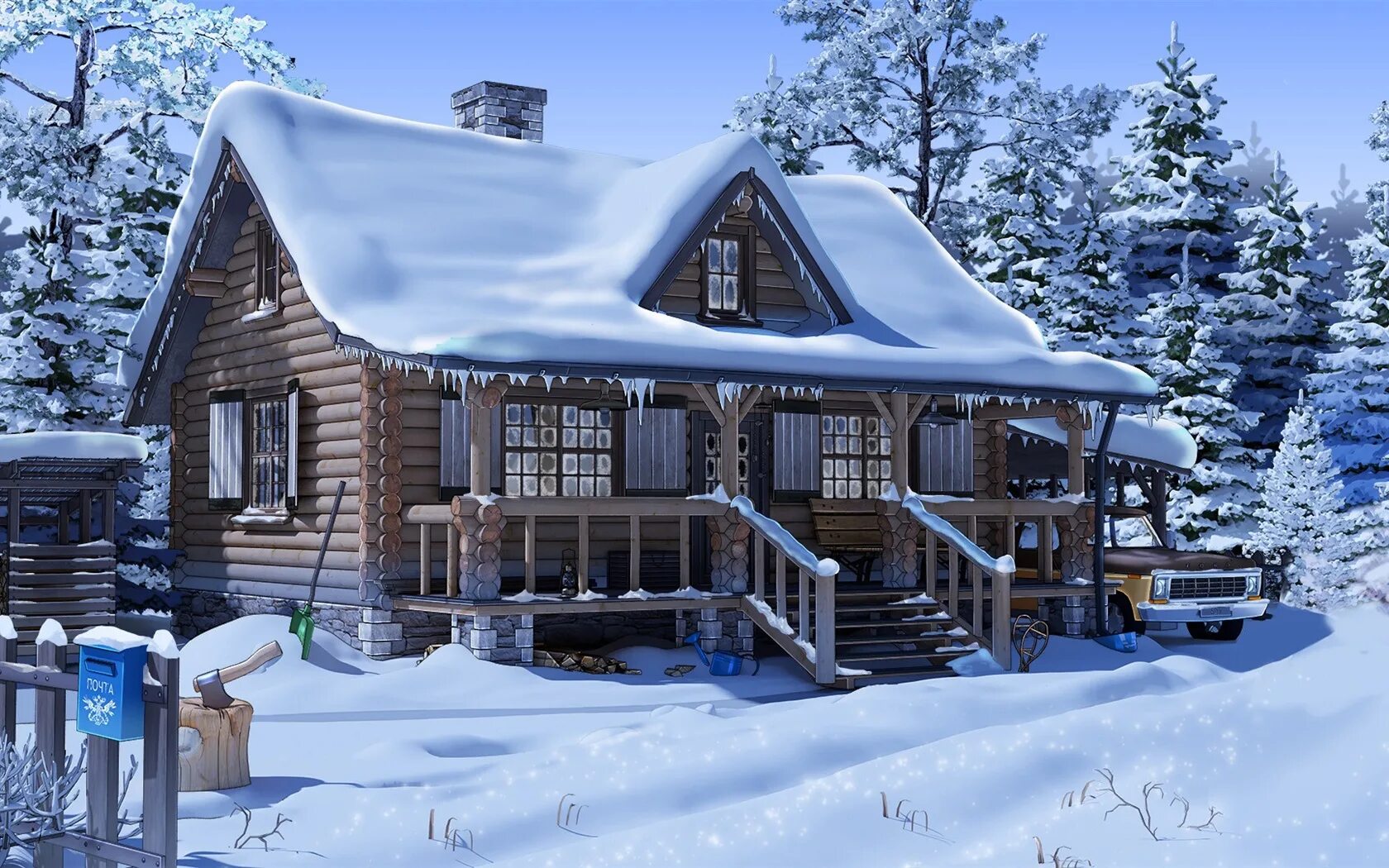 Зимний домик. Заснеженный домик. Зимний деревянный дом. Дом зима. Снегом укрыты дома