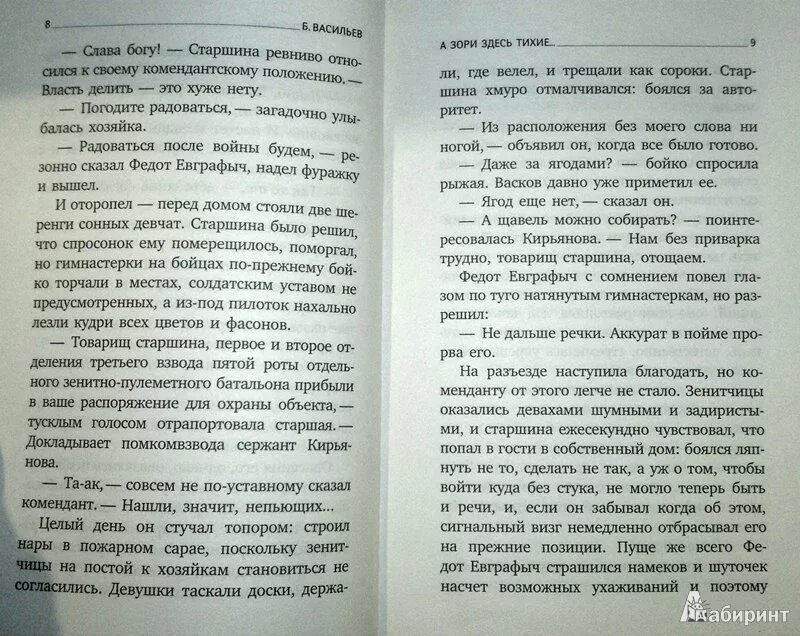 Зори здесь тихие читать краткое содержание. Васильев а зори здесь тихие книга.