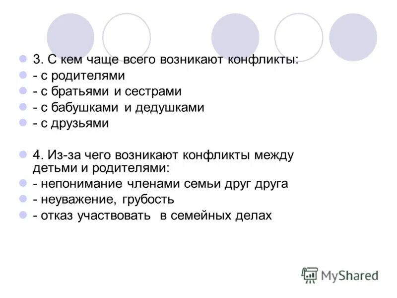 Пример на тему конфликт Презентация на тему "Конфликты"