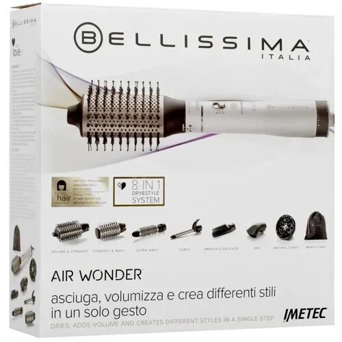Фен щётка bellissima Air Wonder. Фен-щетка bellissima Air Wonder 8в1 (r9101). Фен-щетка Imetec bellissima Air Wonder (11847) 8-в-1. Фен-щетка Imetec bellissima 11469. Air wonder