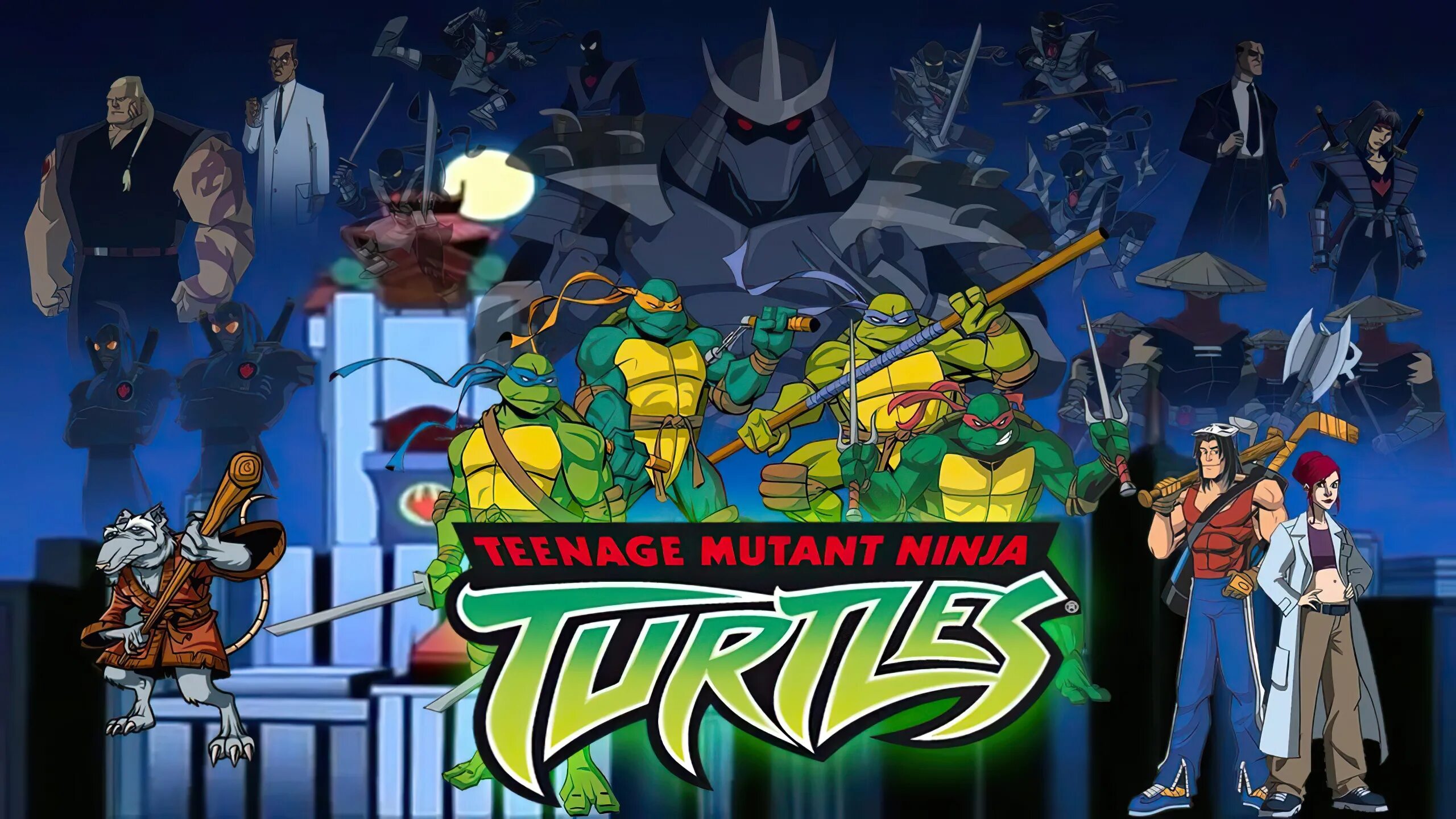 Tmnt 2003 game. TMNT 2003 обои. Черепашки мутанты ниндзя 2003. Черепашки ниндзя 2003 персонажи злодеи.