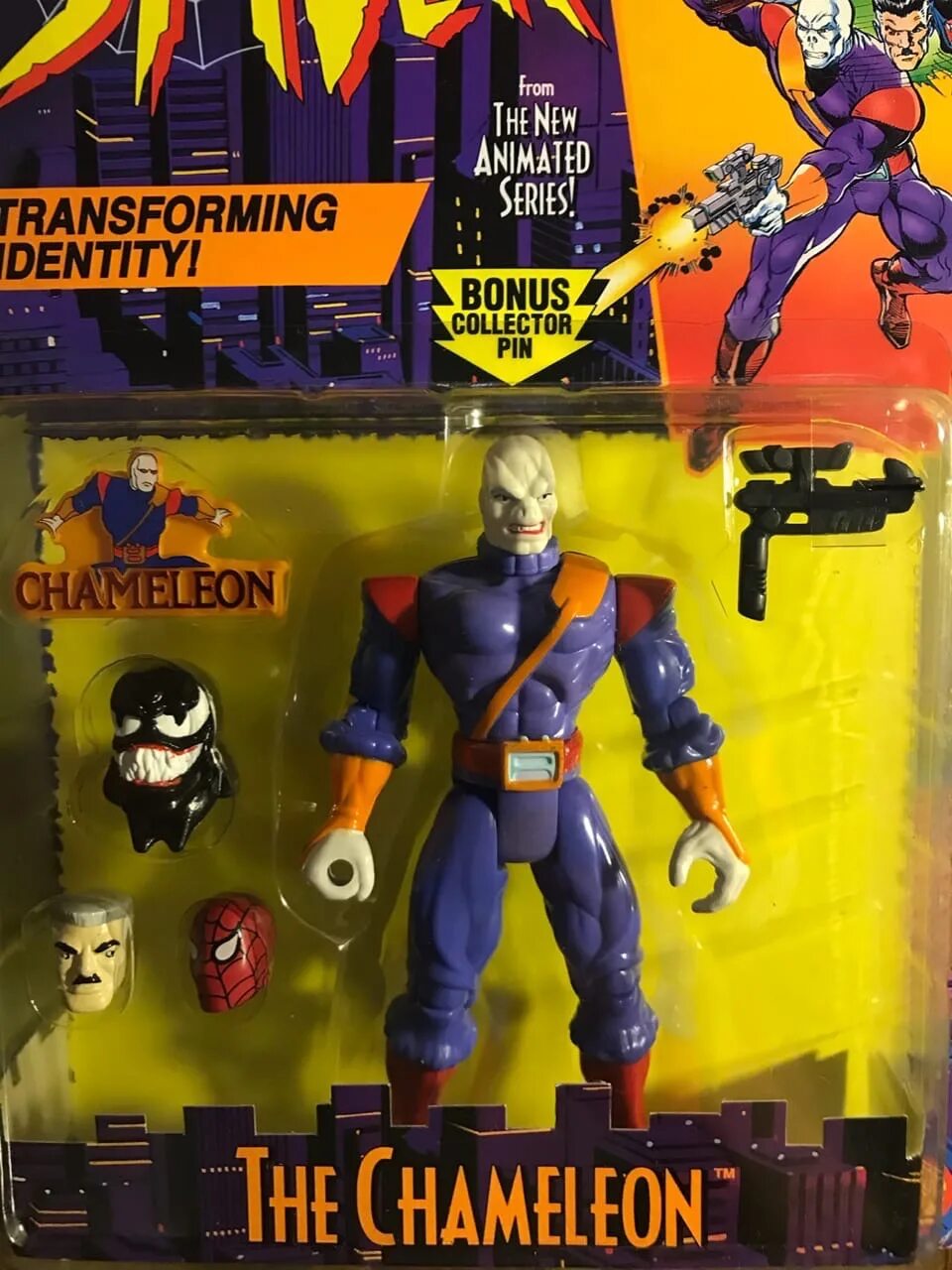 Хамелеон Toy biz. Хамелеон Марвел 1994. Chameleon фигурка Toy biz. Toy biz