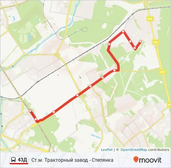 Маршрутка 43 движение