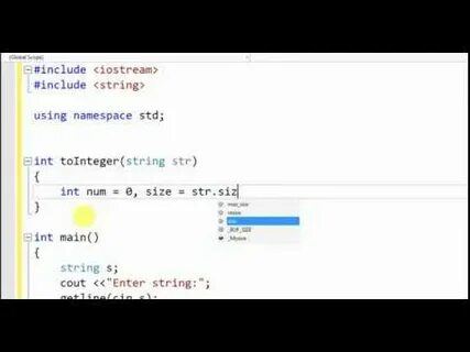 Using namespace std string