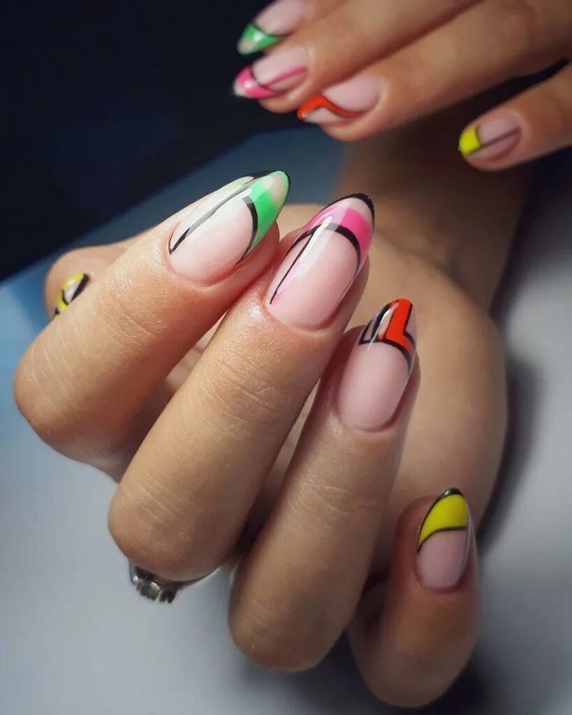 13 Rainbow French Manicure Ideas for Pride Month