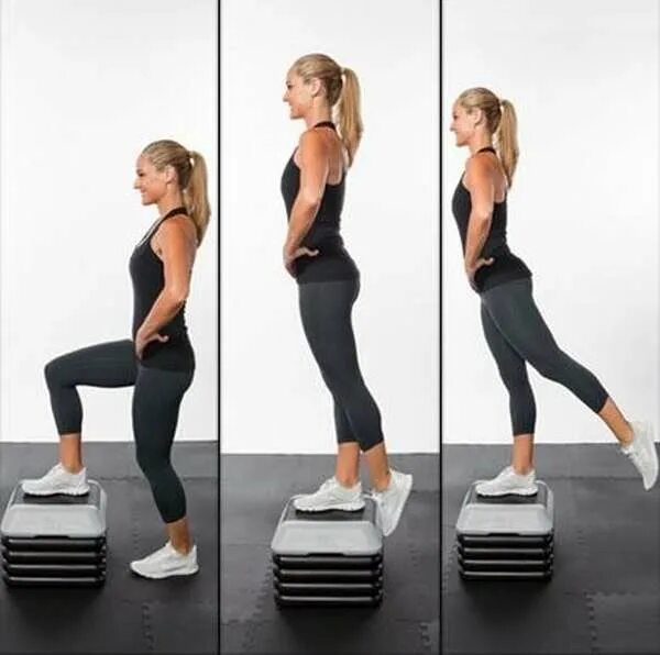 Упражнения на степ платформе. Степ ап степ аэробика. step lunge аэробика. упражнения на степе.