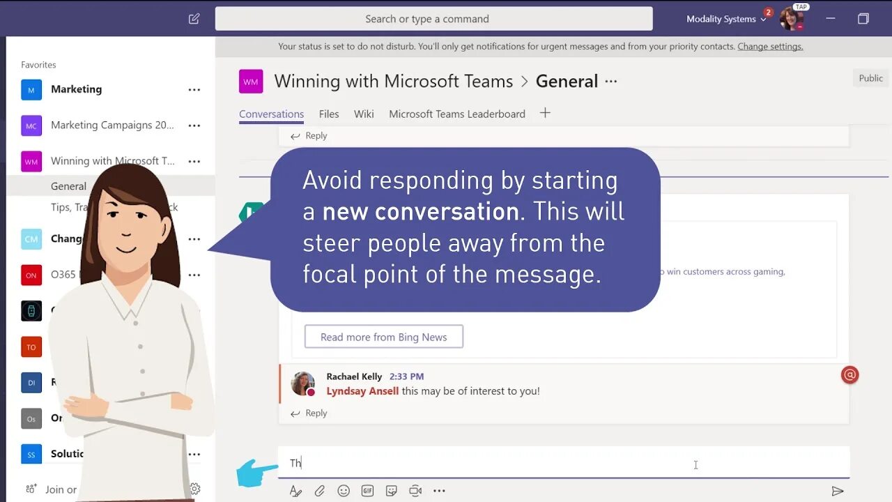 Microsoft Teams threads. Microsoft Teams Devs. INMESSAGE Формат. Replying to message. React message