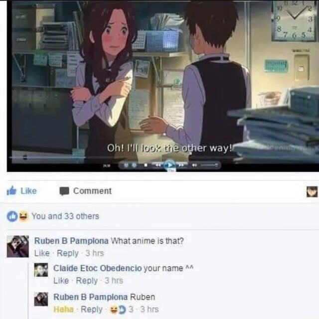 Look other way. Your name meme. Твое имя Мем. Ruben your name.