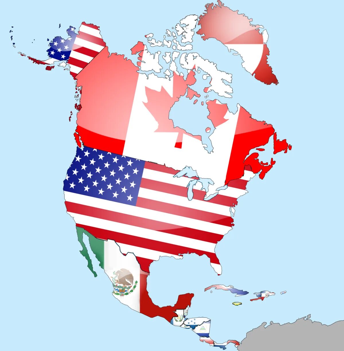 Самая развитая страна северной америки. Континент Северная Америка. Нортх Америка. Северная Америка материк США Канада. Североамериканский Континент на карте.