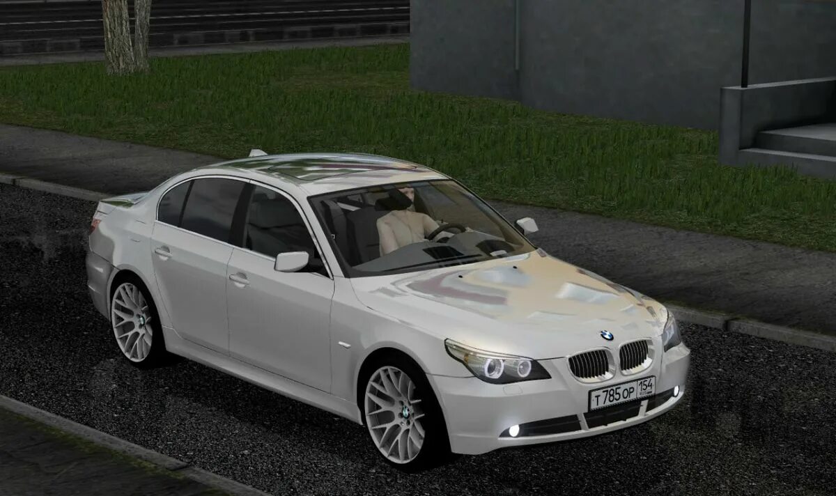 БМВ 535. BMW 535i City car Driving. 535d e60. City car Driving BMW e60.