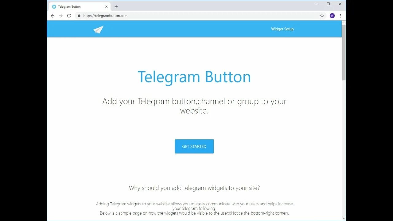 Tg button
