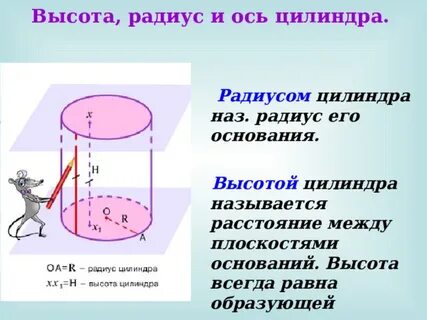 Радиус цилиндра равен 10 см