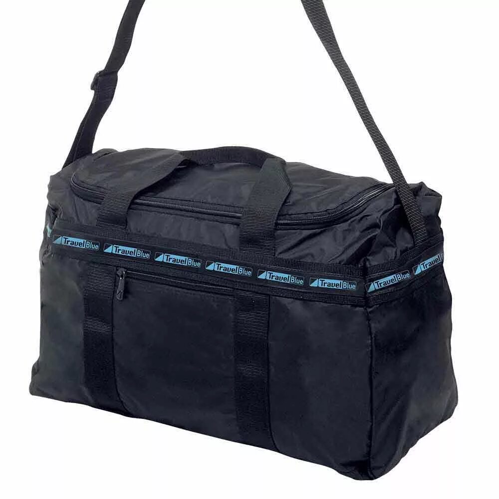 Сумка Тревел Блю. Складная сумка Travel Blue Folding carry Bag, 30л (066), цвет черный. Travel Blue сумка складная. Сумка дорожная Travel Blue XXL Folding Bag. Travel blue