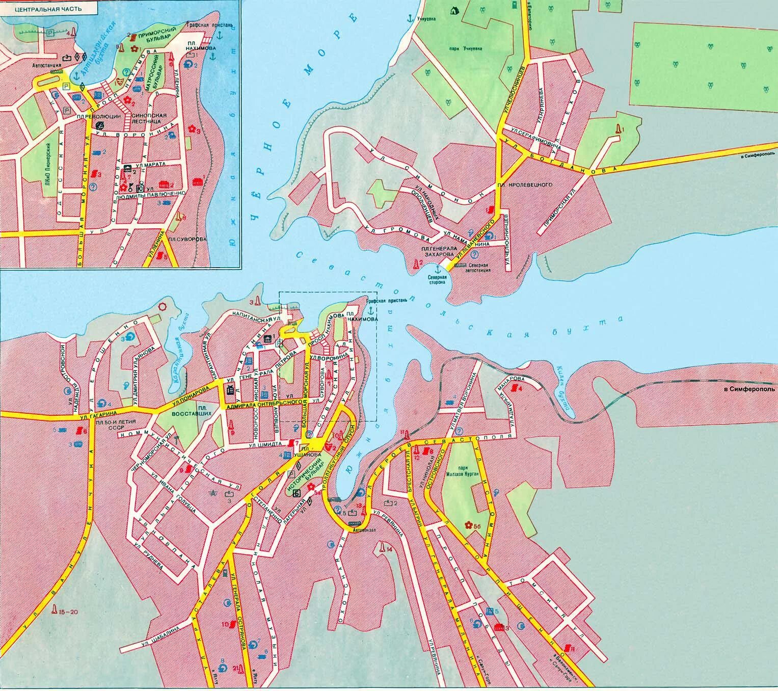 Севастополь. План города. Севастополя карта Севастополя. Севастополь карта города. Севастополь на карте карта.