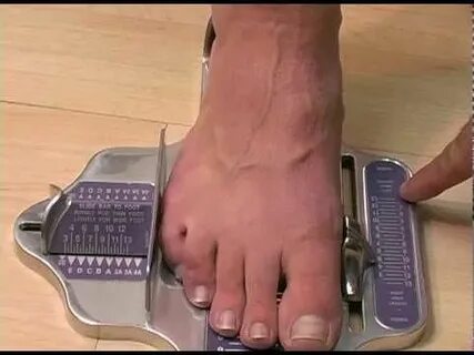 Measured foot