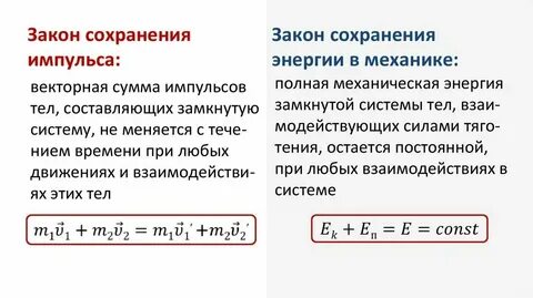 Формула закона механики