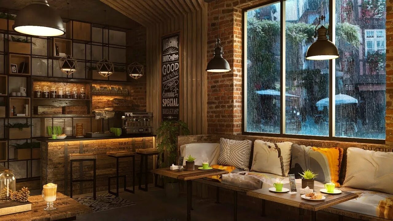Rain cafe. Кафе. winter coffee shop vibes живые. winter coffee shop vibes. autumn rainy smooth jazz in cozy coffee cabin ☕ background instrumental to relax, study, work.