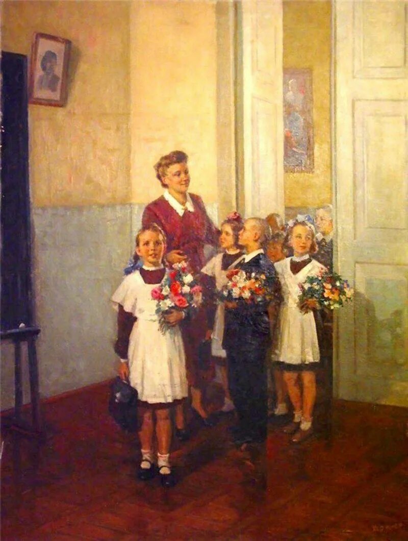 Жолток валериана константиновна картины. Картина школа. День учителя картины художников. Жолток валериана константиновна. Ученик живопись.
