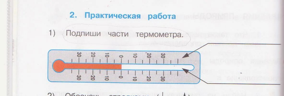 Тест измерение температуры. Подписать части термометра окружающий мир 2 класс. Части термометра 2 класс. Термометр схема 2 класс. Подпиши части термометра.