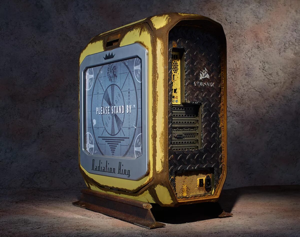 Кастомный корпус ПК сталкер. Системный блок в стиле фоллаут. Моддинг ПК Fallout. Корпус ПК Fallout.