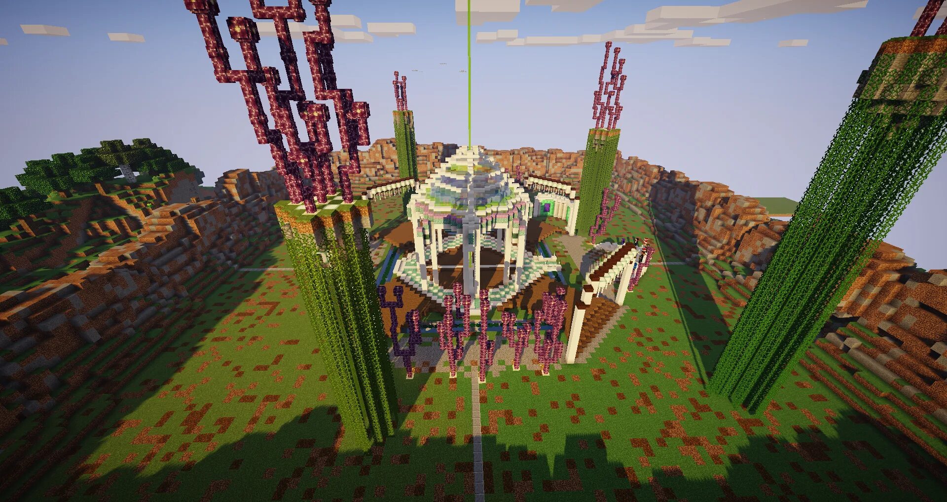 Красивый спавн на скай блоке. Спавн майнкрафт. Спавны красного цветка. Spawn minecraft 1. Идеи для спавна.