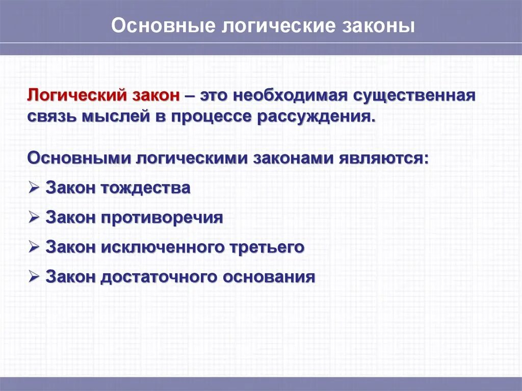 Основные идеи логики. Основные логические законы. принципы логики. основные принципы и законы логики. основные логические законы в логике.