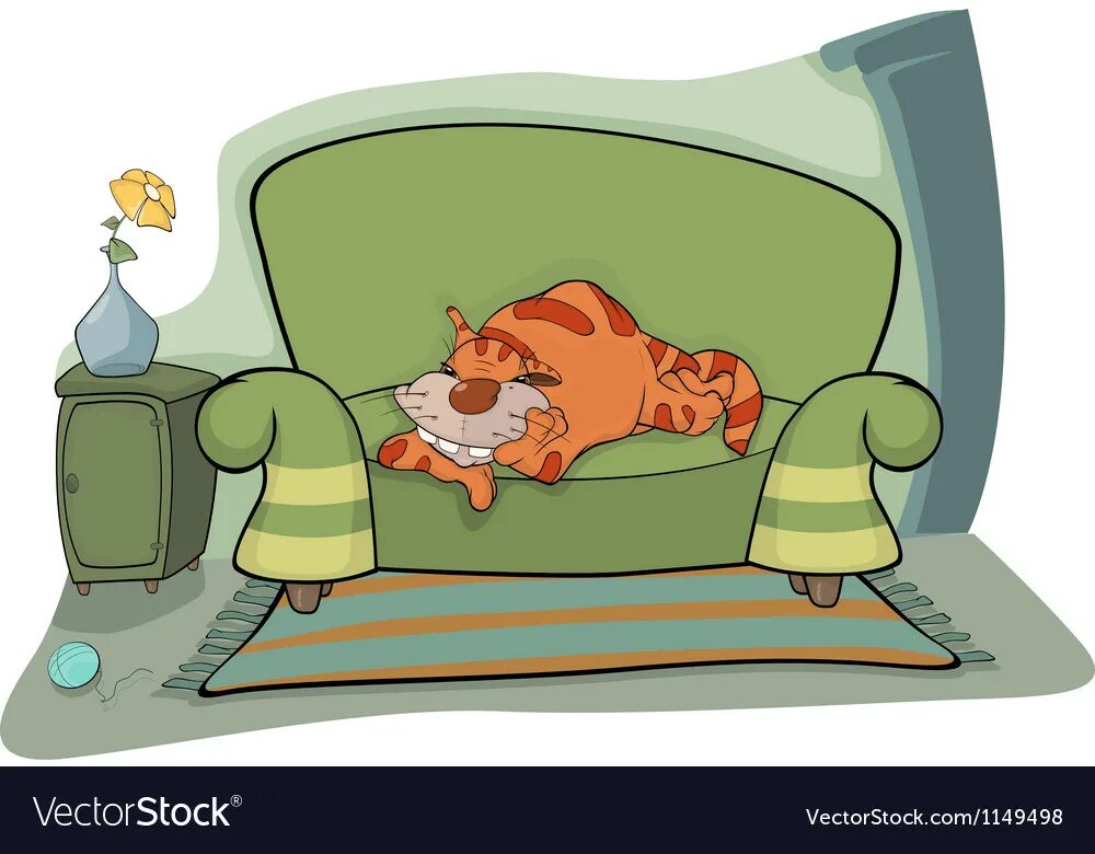 There is a mirror the sofa