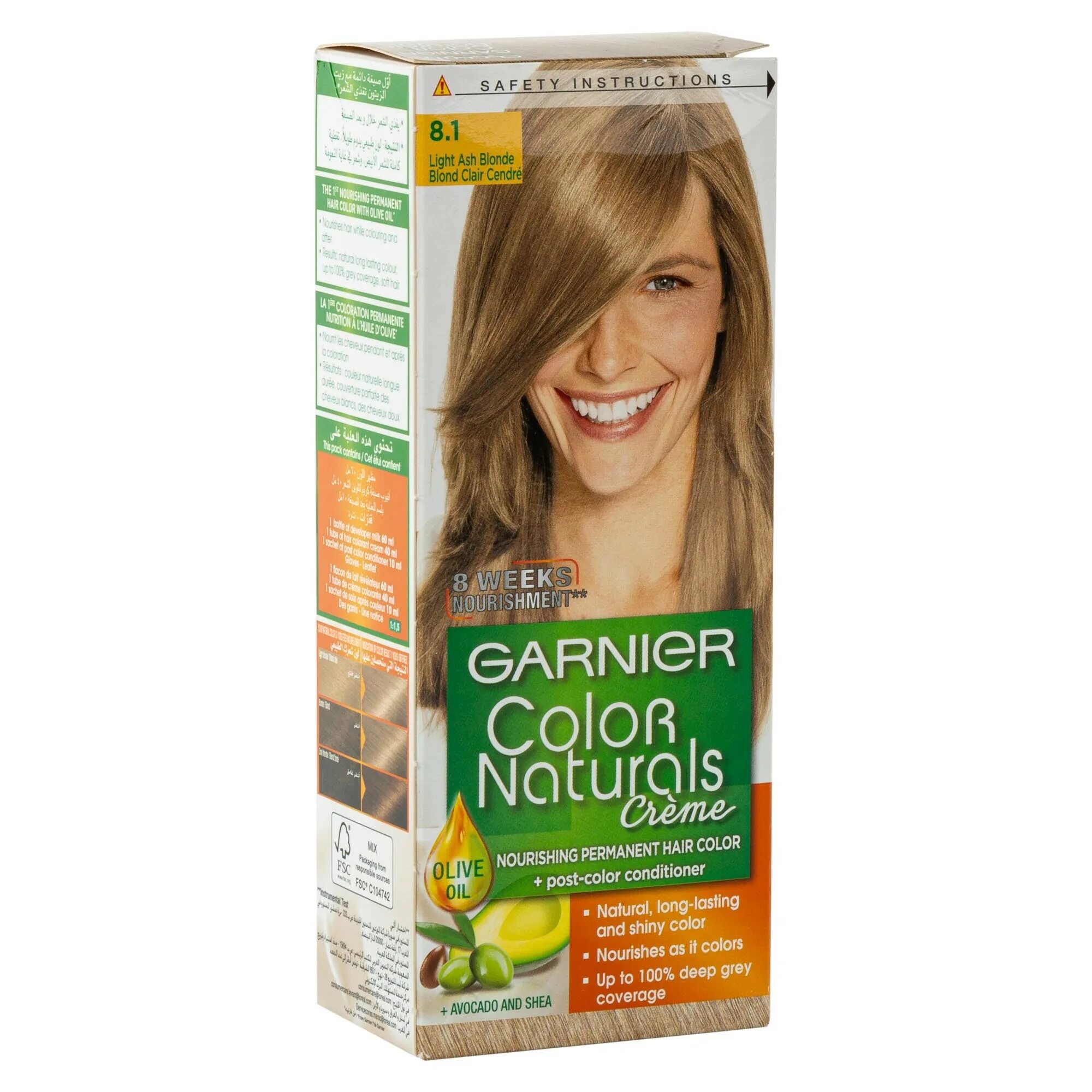 Garnier naturals отзывы. Колор натуралс 8.1. Гарньер 8.1. Гарнер краска 8.1. Краска Garnier Color naturals 8.1.