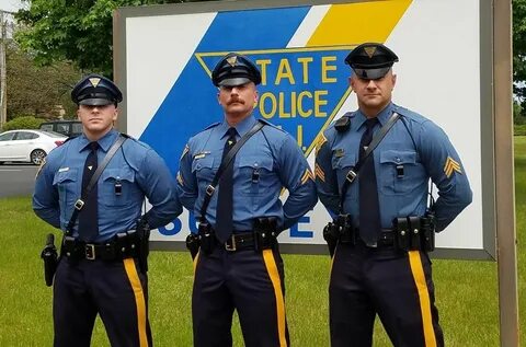 Policeman walk