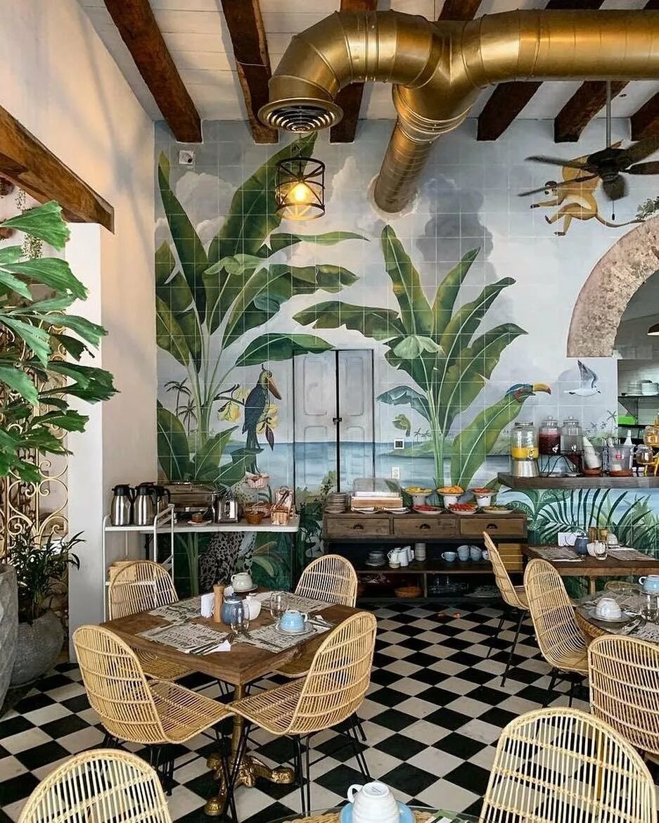 Tropical shop. Бар тропики. Тропический стиль в интерьере. Интерьер кафе. Кафе в тропическом стиле.