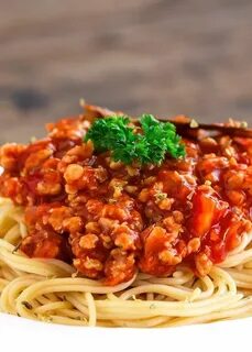 Мясные макароны
