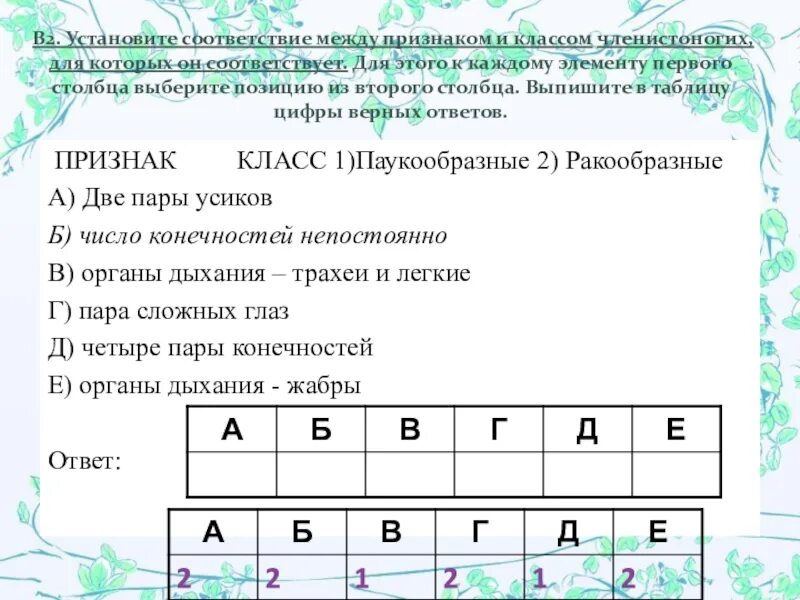 Установите какому классу. Установите соответствие между признаками и классами членистоногих. установите соответствие класс членистоногие признаки. установите соответствие между признаком животных и классом. установите соответствие классчленистоногих и признак.