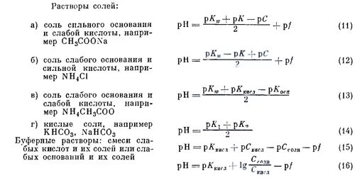 Раствор соляной кислоты ph