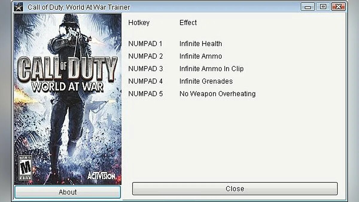 Читы на предмет игру. Call of Duty 2 код ключ.
