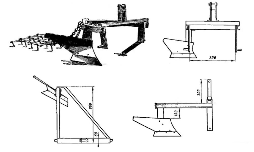 Размеры плуга для минитрактора. Чертеж плуга МТЗ 80. Чертёж плуга для трактора МТЗ 82. Самодельный плуг для трактора МТЗ-80 чертеж. Рама плуг для МТЗ 80 чертежи.