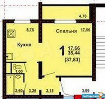 1 комнатные квартиры парковая