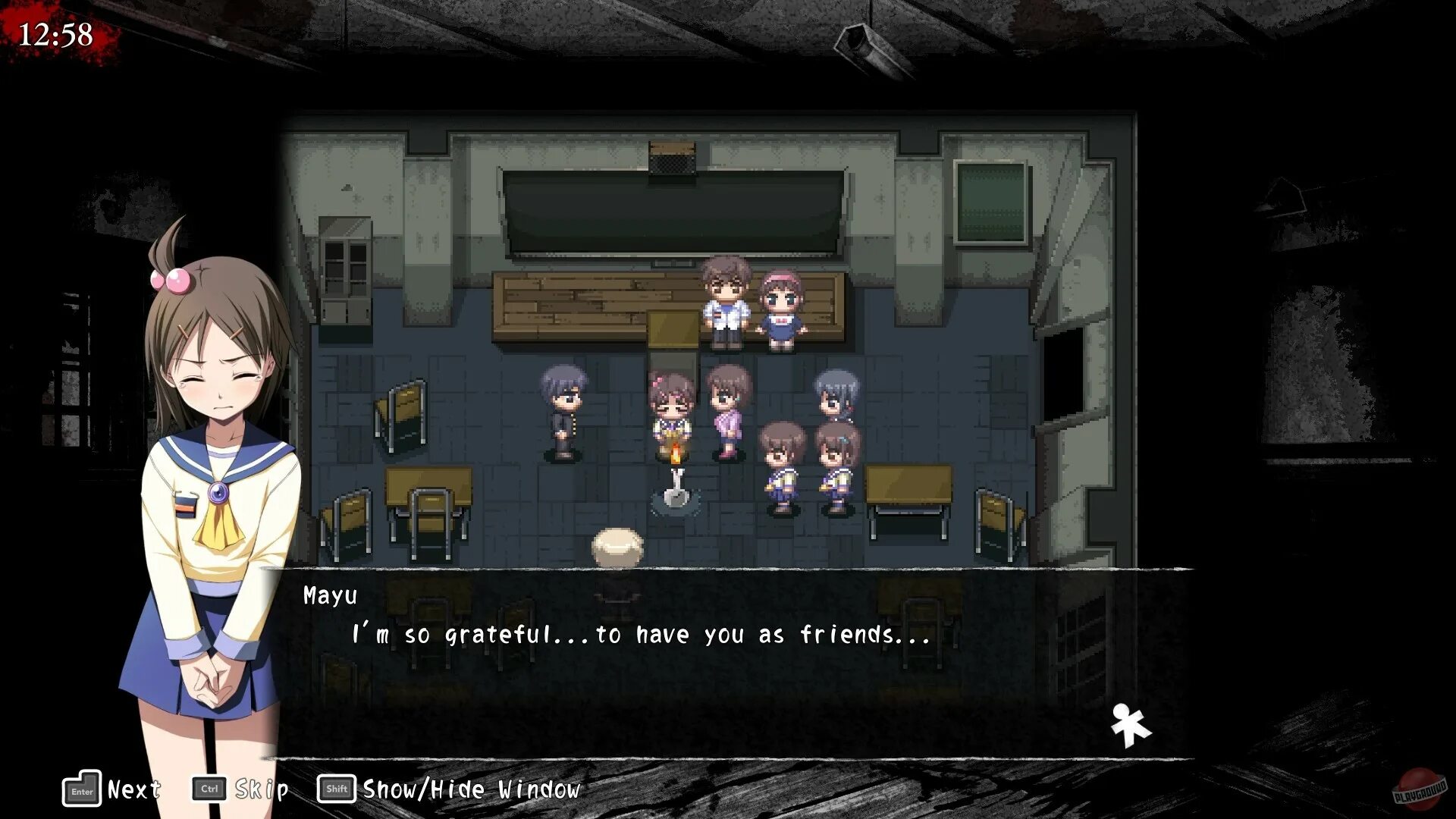 Вечеринка убийств. Corpse Party пиксельная игра.