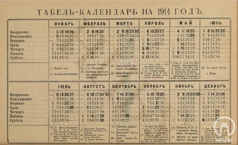 Календарь 1914. Календарь 1914 года по старому стилю. Табель календарь на 1914 год. Календарь 1914 года по месяцам.