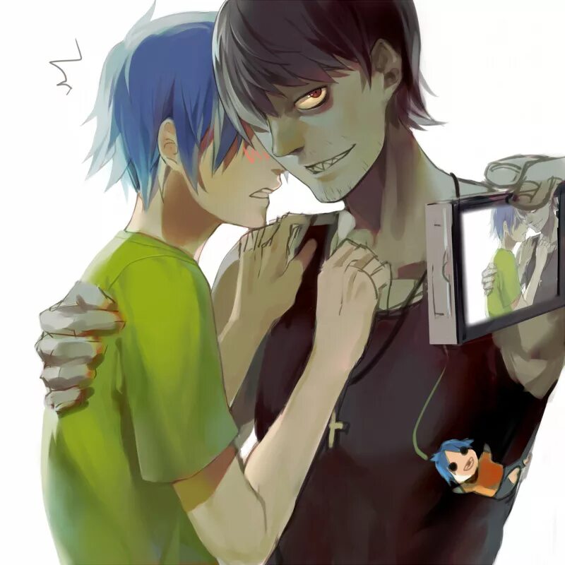 2d яой. Gorillaz мёрдок и 2d. Мердок Никкалс Yaoi. Gorillaz 2d и Мердок. Gorillaz 2d и Мердок любовь.