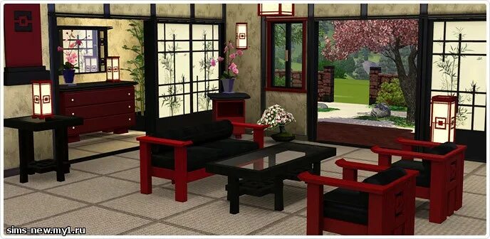Мод на японскую мебель. Симс 3 японский дом. sims 3 китайская мебель. японский ресторан симс 2. японская мебель симс 3.