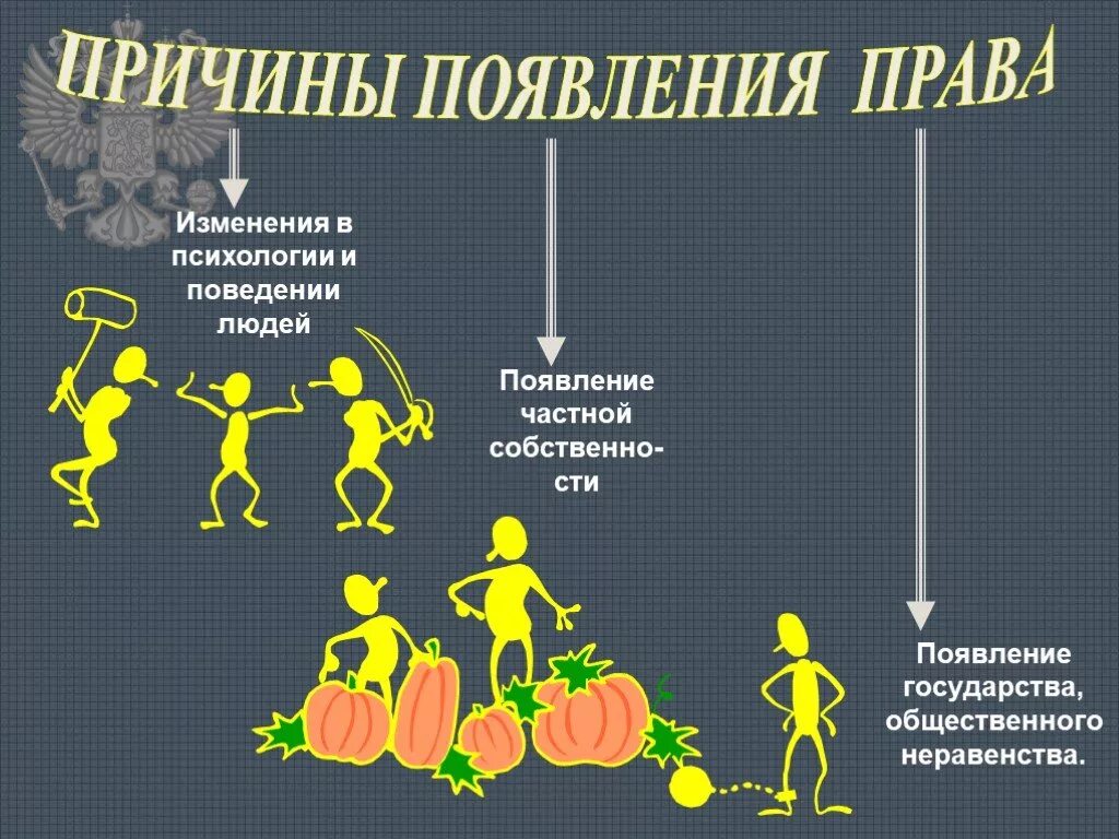 Почему появляется изменения. Причины появления прав человека.