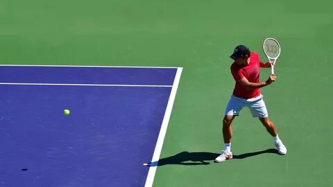 Yuri plays tennis three times a week