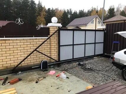Откатные ворота ленинградская область под ключ